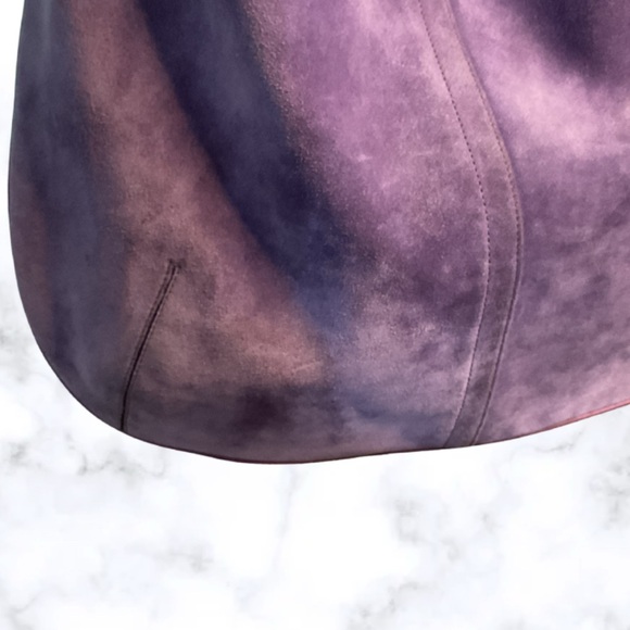 Coach Vintage Limited Edition Purple Suede Boho Bag - Picture 4 of 10